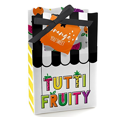 Tutti Fruity - Frutti Summer Baby Shower or Birthday Party Favor Boxes - Set of 12