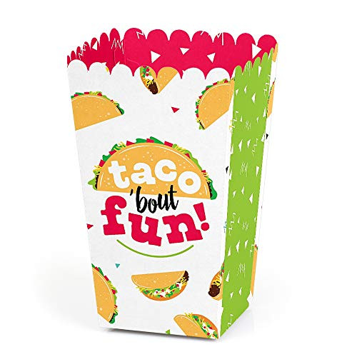 Big Dot of Happiness Taco Bout Fun - Mexican Fiesta Favor Popcorn Treat Boxes - Set of 12 Big Dot of Happiness Taco Bout Fun - Mexican Fiesta Favor Popcorn Treat Boxes - Set of 12