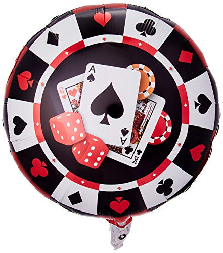 Qualatex Foil Balloon 43376 Casino $, 18", Multicolor