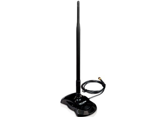 TP-Link 2.4GHz 8dBi Indoor Desktop Omni-directional Antenna, 802.11n/b/g, 1.3m/4ft cable, Magnetic Base (TL-ANT2408C)