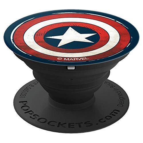 Marvel Captain America Shield Icon PopSockets Grip and Stand for Phones and Tablets