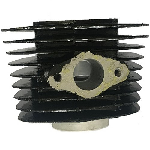 dolphin1986 Black Cylinder Body 40mm Gas Engine Cylinder, 2 Stroke Gas Motor Cylinder for Gas Motorized Bicycle 66cc/80cc
