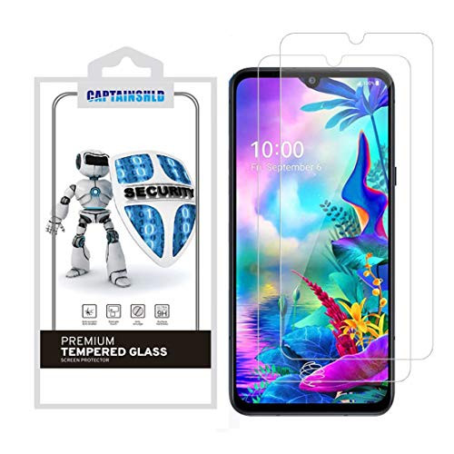 (2 Pack) CaptainShld for LG G8X ThinQ (Not Work for The Dual Screen) Tempered Glass Screen Protector, Anti Scratch, 9H Hardness, Bubble Free