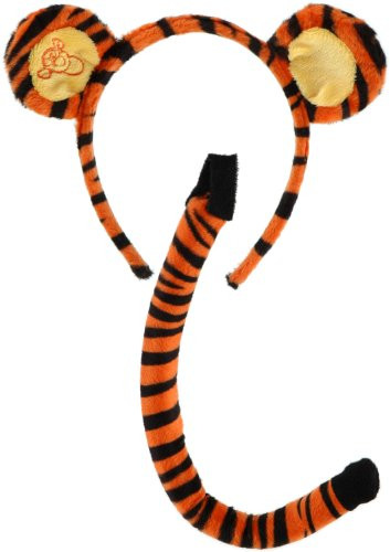 Elope Winnie the Pooh Tigger Ears Costume Headband and Tail Set