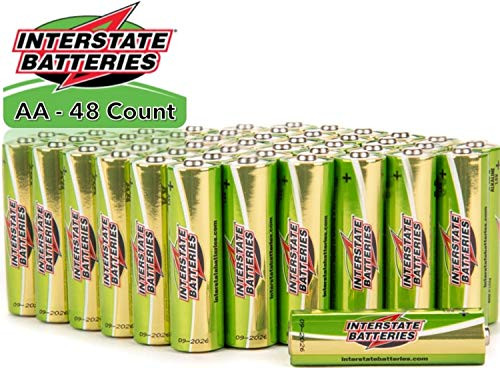 Interstate Batteries AA All-Purpose Alkaline Battery 48 Pack - Workaholic (DRY7000)