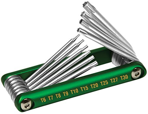 Performance Tool W9134 10pc Alum. Folding Star Hex Key