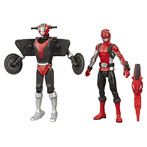 Power Rangers Beast Morphers Red Ranger and Morphin Cruise Beast Bot 6-Inch Action Figure 2-Pack Toys Inspired by The TV Show Power Rangers Beast Morphers Red Ranger and Morphin Cruise Beast Bot 6-Inch Action Figure 2-Pack Toys Inspired by The TV Show