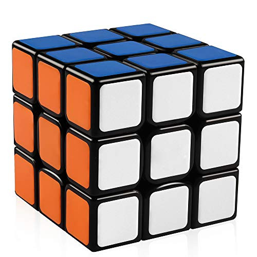 D-FantiX Speed Cube 3x3, Gan Speed Cube 3x3x3 Magic Cube Puzzle Toy Black