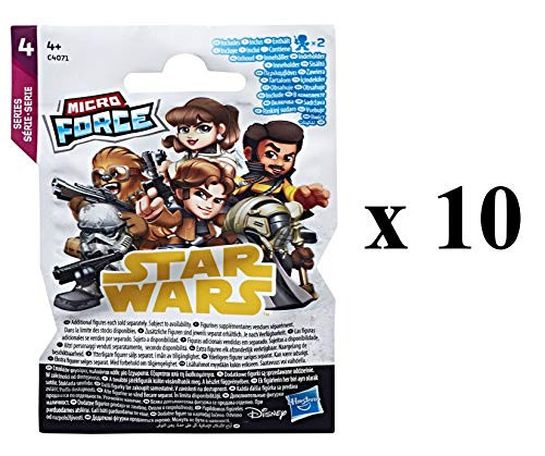 SW Star Wars Micro Force Series 4 Mystery Pack Blind Bag Party Favours - Pack of 10