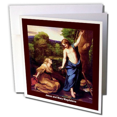 3dRose Jesus and Mary Magdalene - Greeting Cards, 6 x 6 inches, set of 6 (gc_42958_1) 3dRose Jesus and Mary Magdalene - Greeting Cards, 6 x 6 inches, set of 6 (gc_42958_1)