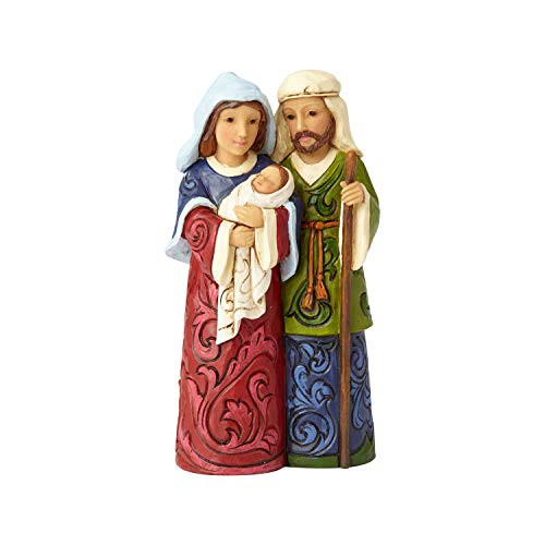 Enesco Jim Shore Heartwood Creek Mini Holy Family Figurine, 4.375", Multicolor Enesco Jim Shore Heartwood Creek Mini Holy Family Figurine, 4.375", Multicolor