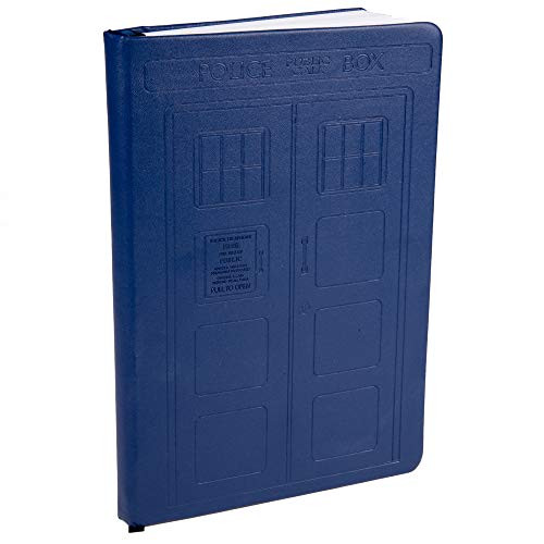 DOCTOR WHO Tardis Journal - Debossed Hardcover Diary Notebook with 160 Blank Pages and Bookmark
