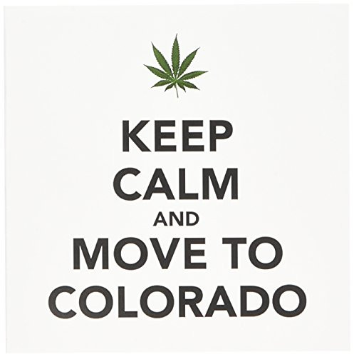 3dRose Keep Calm and Move to Colorado Greeting Cards, Set of 12 (gc_173316_2)