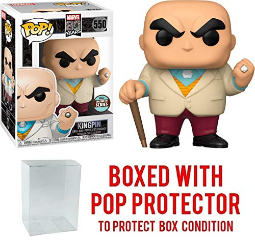 Pop Marvel Kingpin Specialty Series First Appearance 80th Anniversary Pop Vinyl Figure (Bundled with Pop Shield Protector)