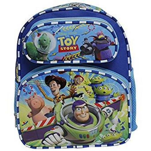 Disney Toy Story Woody & Buzz Lightyear Blue Small 12" Backpack