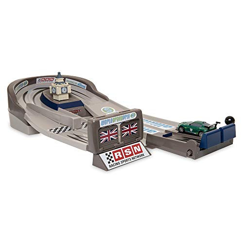 Disney Cars London Raceway Launcher Case with Nigel Gearsley
