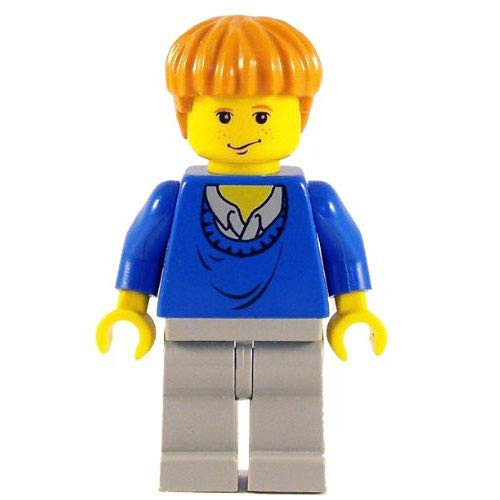 Ron Weasley (Blue Sweater, YF) - LEGO Harry Potter Minifigure