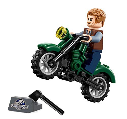LEGO Jurassic World Minifigure - Owen Grady (with Motorcycle and Display Stand) 75930