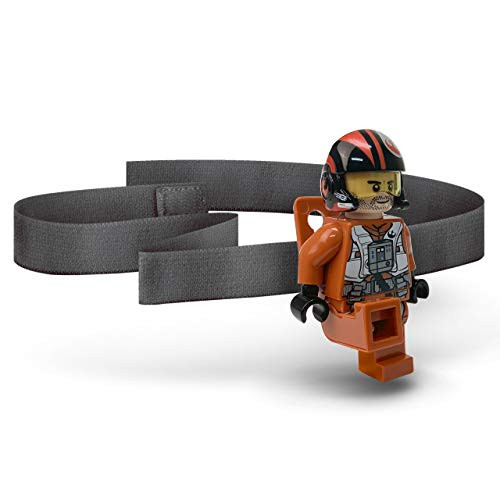 LEGO Star Wars Head Lamp - Poe Dameron LED Light with Elastic Headband LEGO Star Wars Head Lamp - Poe Dameron LED Light with Elastic Headband