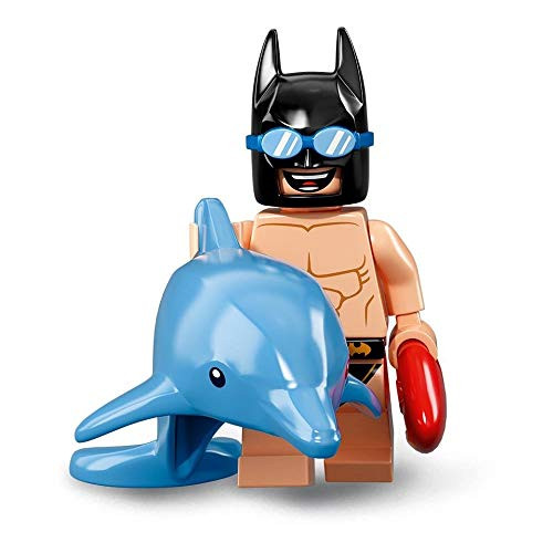 LEGO The Batman Movie Series 2 Collectible Minifigure - Swimsuit Batman with Dolphin (71020) LEGO The Batman Movie Series 2 Collectible Minifigure - Swimsuit Batman with Dolphin (71020)