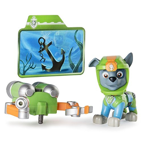 Paw Patrol Sea Patrol Light Up Rocky with Pup Pack and Mission Card Paw Patrol Sea Patrol Light Up Rocky with Pup Pack and Mission Card