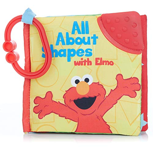 KIDS PREFERRED Sesame Street On The Go All About Shapes with Elmo Soft Teether Book, 5
