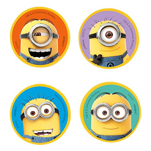 Despicable Me Minions Eraser Party Favors, 4ct