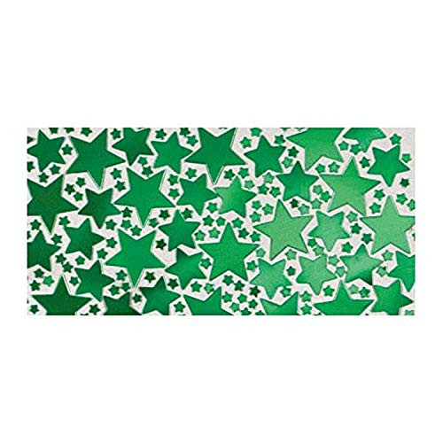 Green Metallic Star Confetti | 2.5 oz. | Party Decor