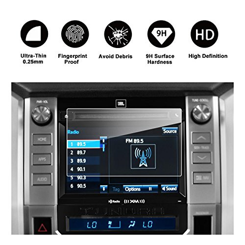 2014-2018 Toyota Tundra 7-Inch Car Navigation Screen Protector, RUIYA HD Clear TEMPERED GLASS Car In-Dash Screen Protective Film 2014-2018 Toyota Tundra 7-Inch Car Navigation Screen Protector, RUIYA HD Clear TEMPERED GLASS Car In-Dash Screen Protective Film