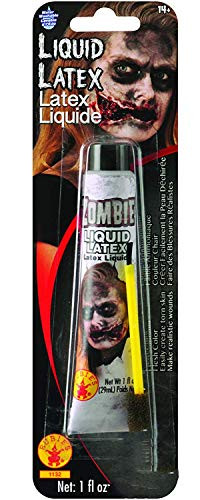 Rubie's Men's Liquid Latex Costume Makeup, White, One Size