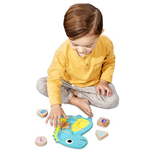 Little Tikes Wooden Critters Dino Number Puzzle Developmental Toy