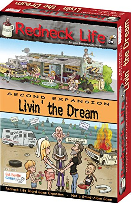 Gut Bustin' Games Livin' The Dream!: Redneck Life Board Game Expansion #2 Board Games Gut Bustin' Games Livin' The Dream!: Redneck Life Board Game Expansion #2 Board Games