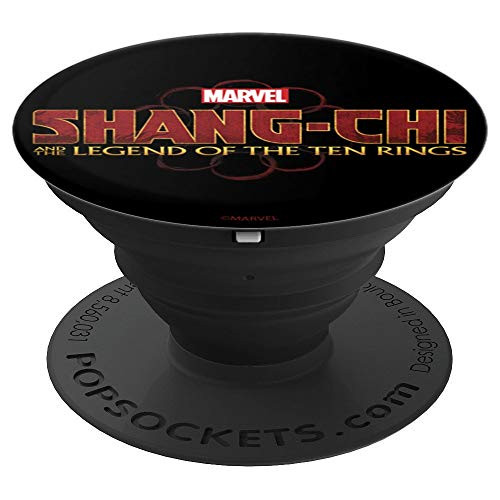 Marvel Shang-Chi And The Legend Of The Ten Rings Title Logo PopSockets Grip and Stand for Phones and Tablets