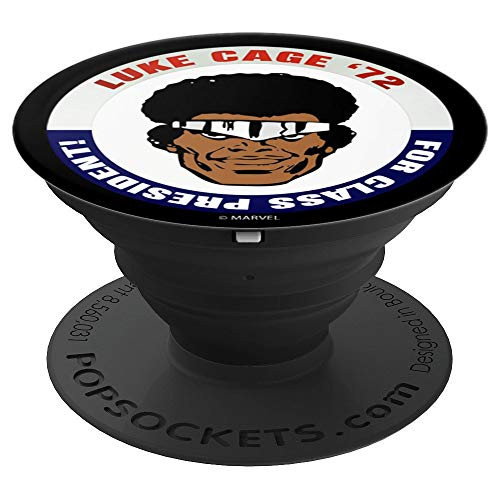 Marvel Heroes For Hire Luke Cage For President PopSockets Grip and Stand for Phones and Tablets