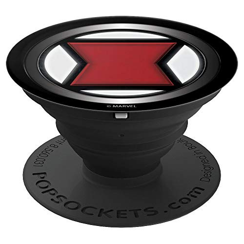 Marvel Black Widow Classic Symbol Icon PopSockets Grip and Stand for Phones and Tablets