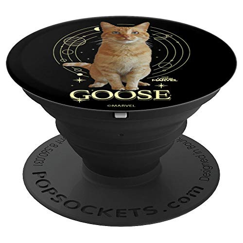 Captain Marvel Goose Space Symbol Portrait PopSockets Grip and Stand for Phones and Tablets