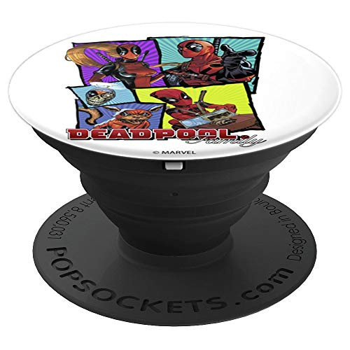Marvel Deadpool Family Comic Portrait PopSockets Grip and Stand for Phones and Tablets