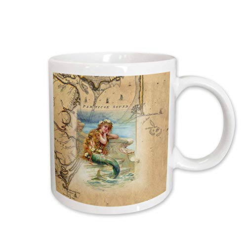 3dRose 204851_1"Print Of George With Smiley Face For O Mug, 11 oz, White