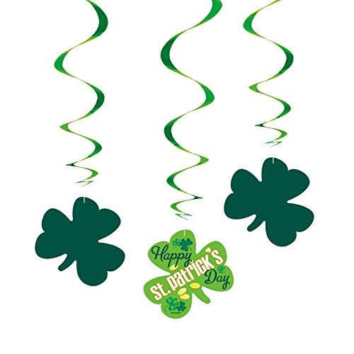26" Hanging Argyle St. Patrick's Day Decorations, 3ct