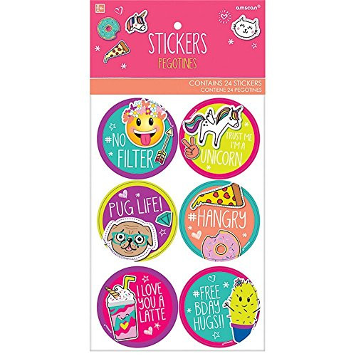 amscan Selfie Celebration Stickers