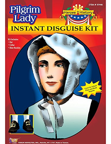 Forum Novelties Women's Pilgrim Lady Disguise Kit, Multi, One Size