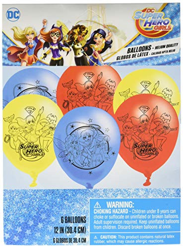 Latex Balloons | DC Super Hero Girls Collection | Party Accessory