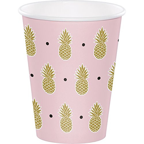 Golden Pineapple Cups, 24 ct
