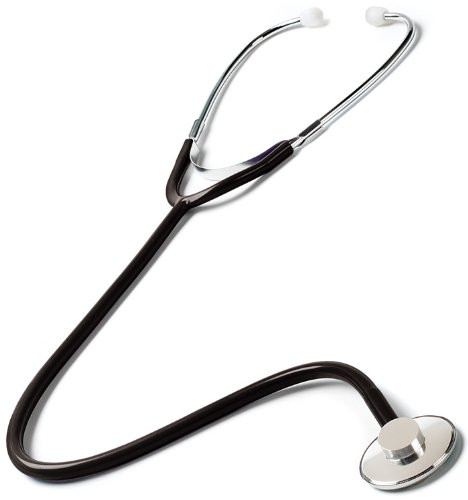 Prestige Medical Single Head Stethoscope, Black, 3 Ounce