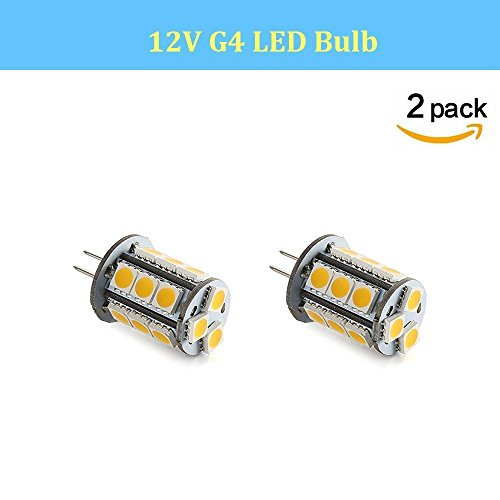 Makergroup T3 G4 Bi-pin LED Light Bulb 12VAC/DC Low Voltage 3Watt Daylight White 6000K for Outdoor Landscape Lighting Path Lights, Deck Lights, Step lights,Paver lights 2-Pack