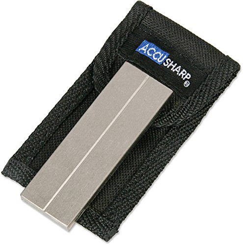 Accusharp 027C 3-Inch Diamond Sharpening Stone with Pouch