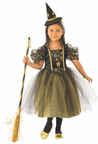 Rubie's Child's Witch Costume, Golden Web, Medium