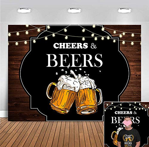 Retro Rustic Wooden Board Photography Backdrop Vinyl 7x5ft Cheers and Beers Mug Photo Background 30th 40th 50th Birthday Party Decorations Photo Booths Studio Props Banner Supplies Retro Rustic Wooden Board Photography Backdrop Vinyl 7x5ft Cheers and Beers Mug Photo Background 30th 40th 50th Birthday Party Decorations Photo Booths Studio Props Banner Supplies