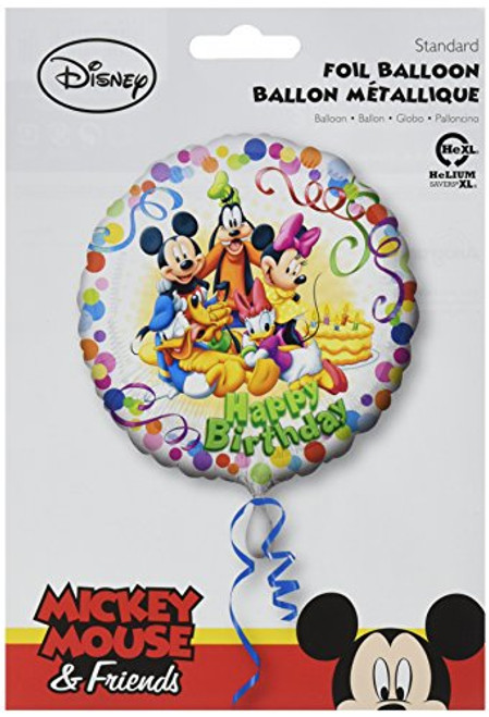 Anagram International HX Mickey and Friends Party Packaged Party Balloons, Multicolor Anagram International HX Mickey and Friends Party Packaged Party Balloons, Multicolor