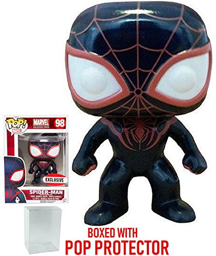 Funko Pop! Marvel: Ultimate Spider-Man Miles Morales Vinyl Figure (Bundled with Pop Box Protector Case)